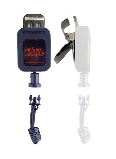 PEQUEÑO RETRACTOR PARA MICROFONO DE RADIO - MONTAJE CLIP COCODRILO