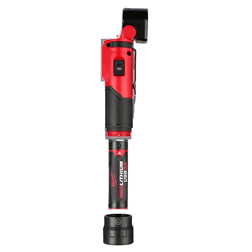 LINTERNA DE 500 LUMENES PIVOTANTE ANGULO RECTO - KIT BATERIA 3.0 Y CABLE USB