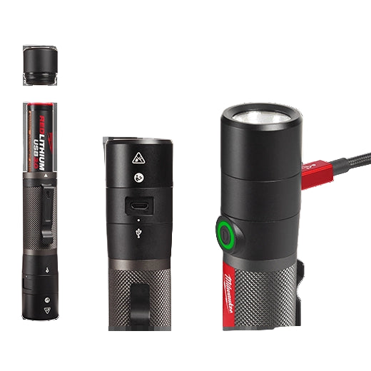 LINTERNA RECARGABLE DE 800 LUMENES USB