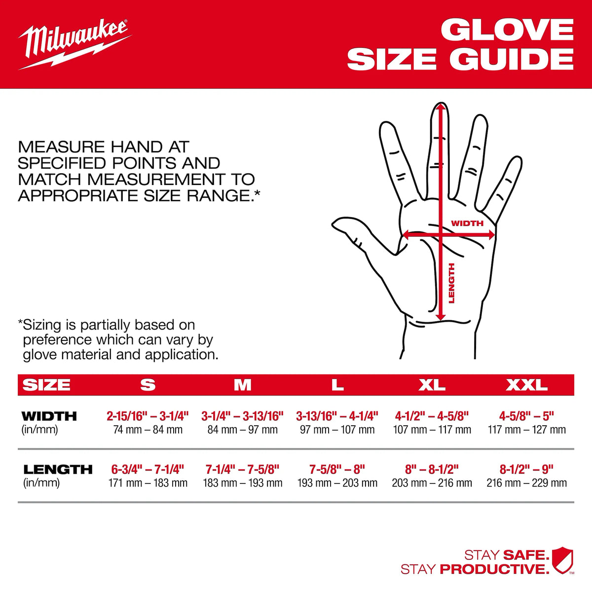 GUANTES WORK GLOVE WITH FLEXIBLE CUFF