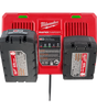 Cargador doble para baterías M18
