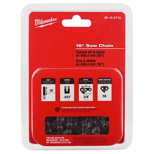 REPUESTO DE CADENA DE 16" PARA MOTOSIERRA