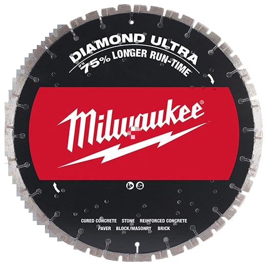 DISCO DE CORTE ULTRA SEGMENTED DE 14" CON INCRUSTACIONES DE DIAMANTE