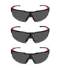 LENTES DE SEGURIDAD 3 UNIDADES - LENTES AHUMADOS ANTIRAYAS