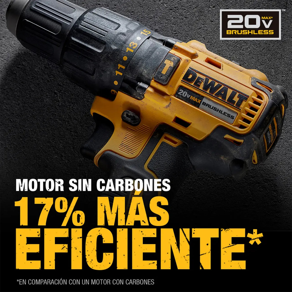 TALADRO PERCUTOR 20V BRUSHLESS - TRANSICIÓN DCD776C2-B2 |   2 BATERÍAS DE 2.0AH + CARGADOR + MALETA DE TRASLADO