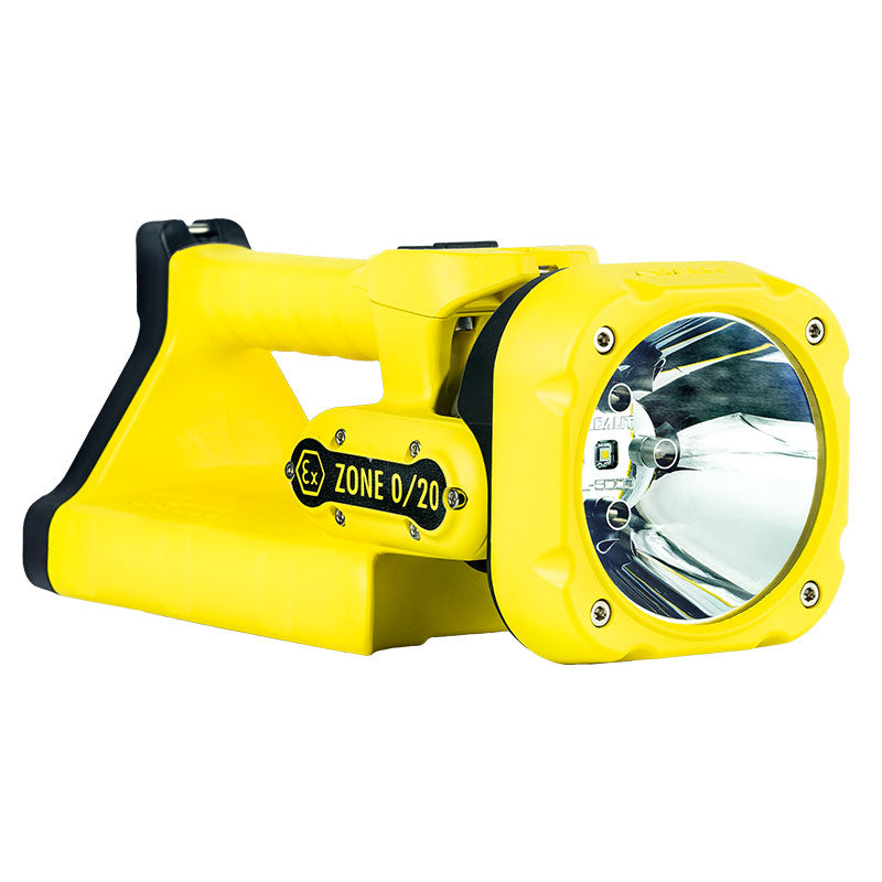 LINTERNA DE MANO ADALIT L5000 Z0 LED AMBAR HAZ DE LUZ CONCENTRADO CON BATERIA Y CARGADOR