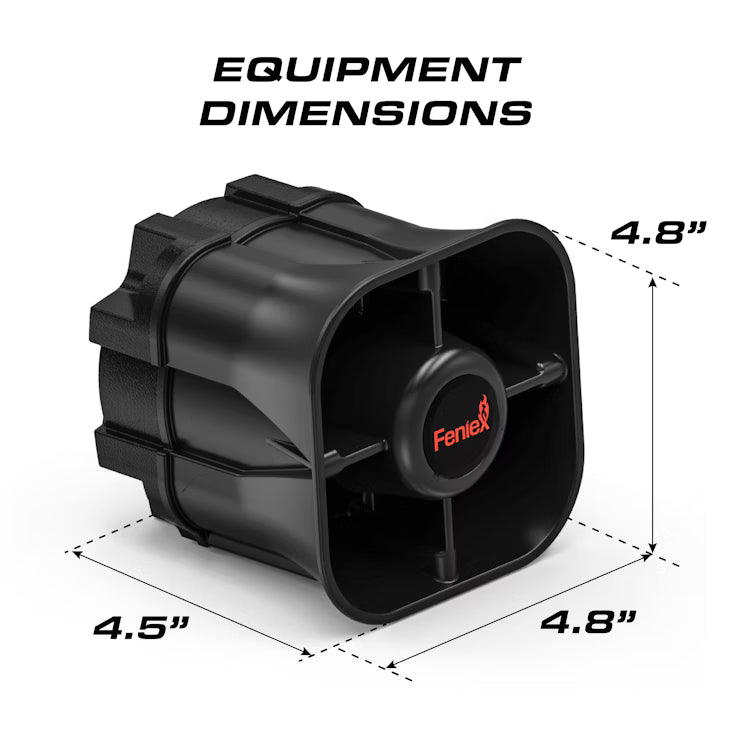 SIRENA COMPACTA CON PARLANTE TITAN 30W