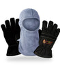 ESCLAVINA GRIS + GUANTES ESTRUCTURALES