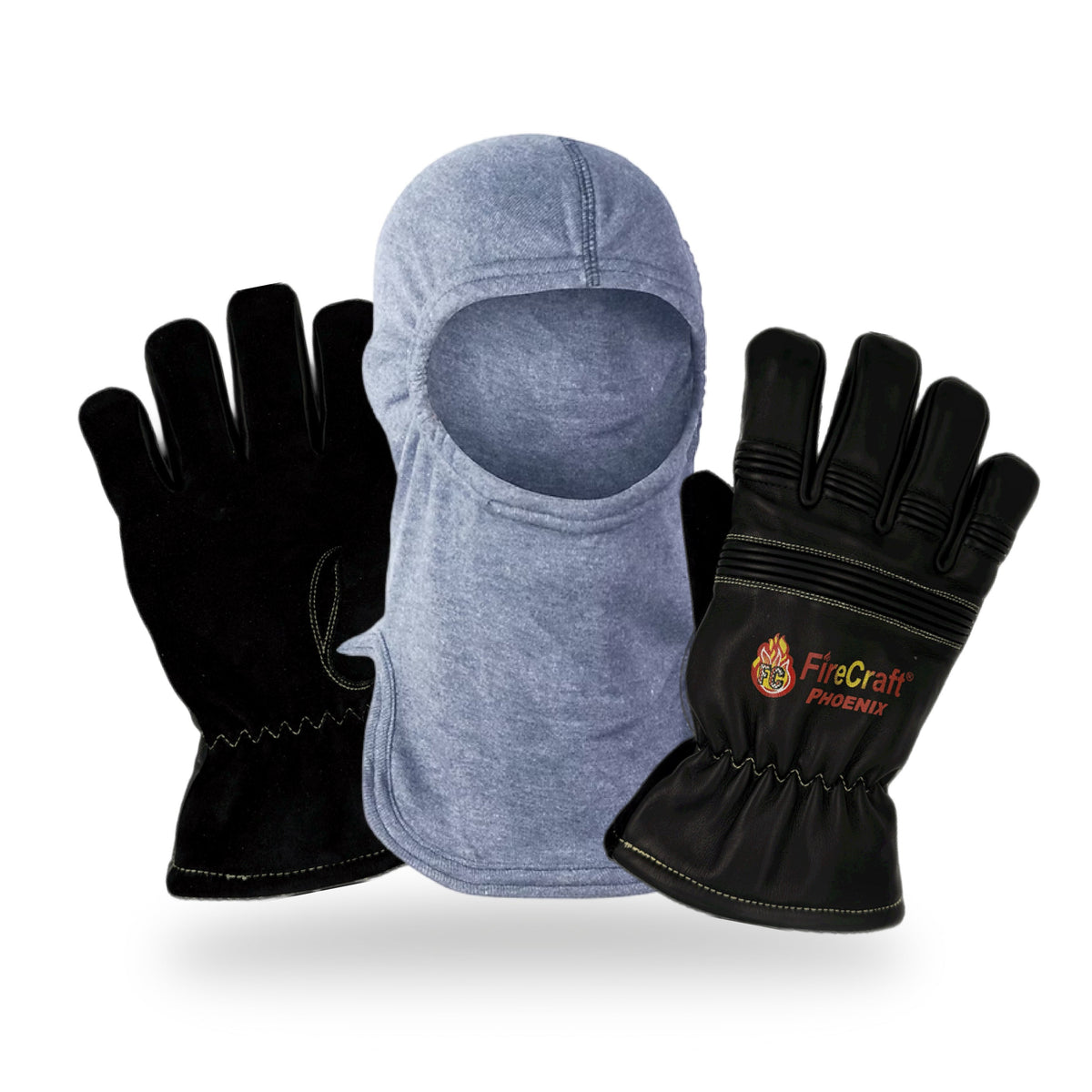 ESCLAVINA GRIS + GUANTES ESTRUCTURALES