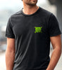 POLERA NEGRA ESTAMPADA LPG
