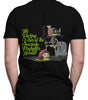 POLERA NEGRA ESTAMPADA LPG