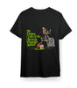 POLERA NEGRA ESTAMPADA LPG