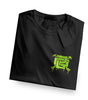 POLERA NEGRA ESTAMPADA LPG